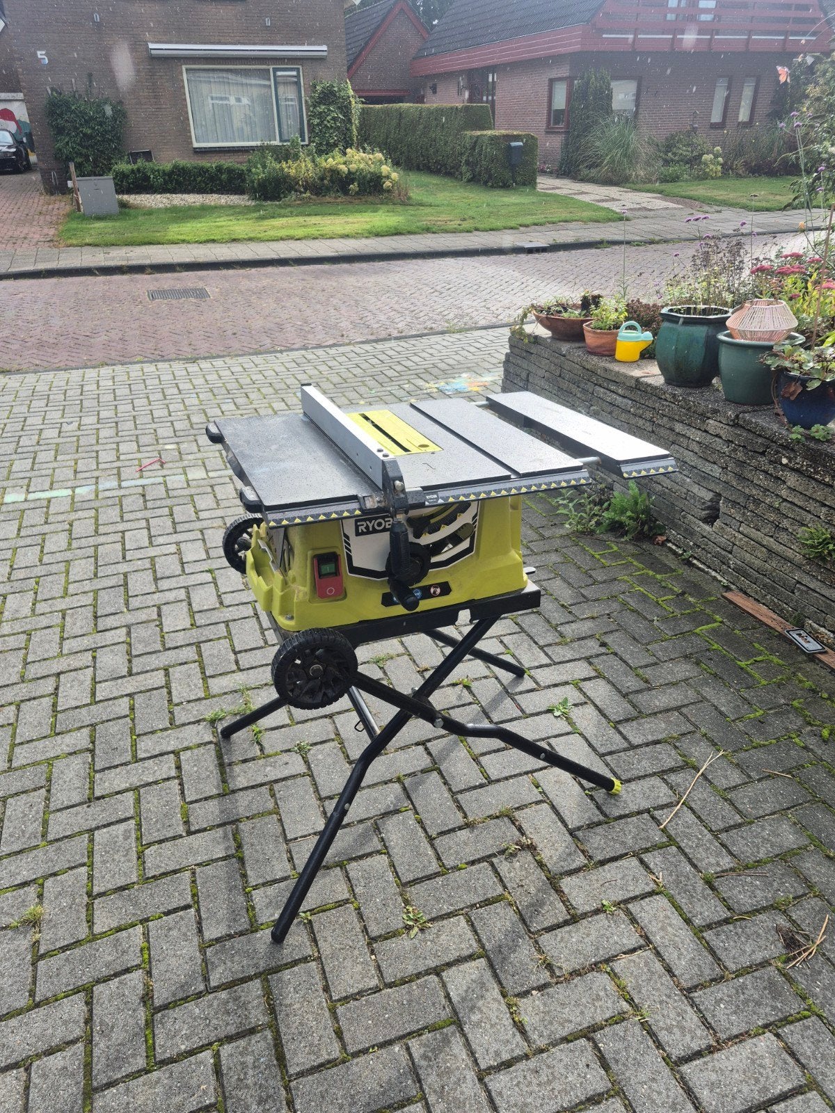 Ryobi RTS1800-G Tafelzaag - 1800W, 254mm zaagblad, Gebruikt, Cirkelzaag, 70 mm of meer, Ophalen of Verzenden