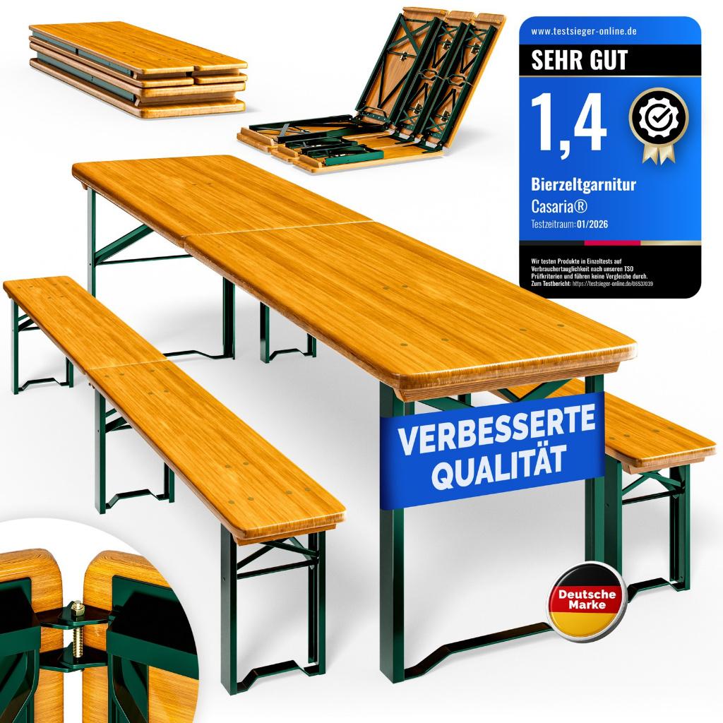 Biertafel biertafels bierbank bierbanken 220cm GRATIS BEZORG, Campingtafel, Verzenden, Nieuw, Nvt
