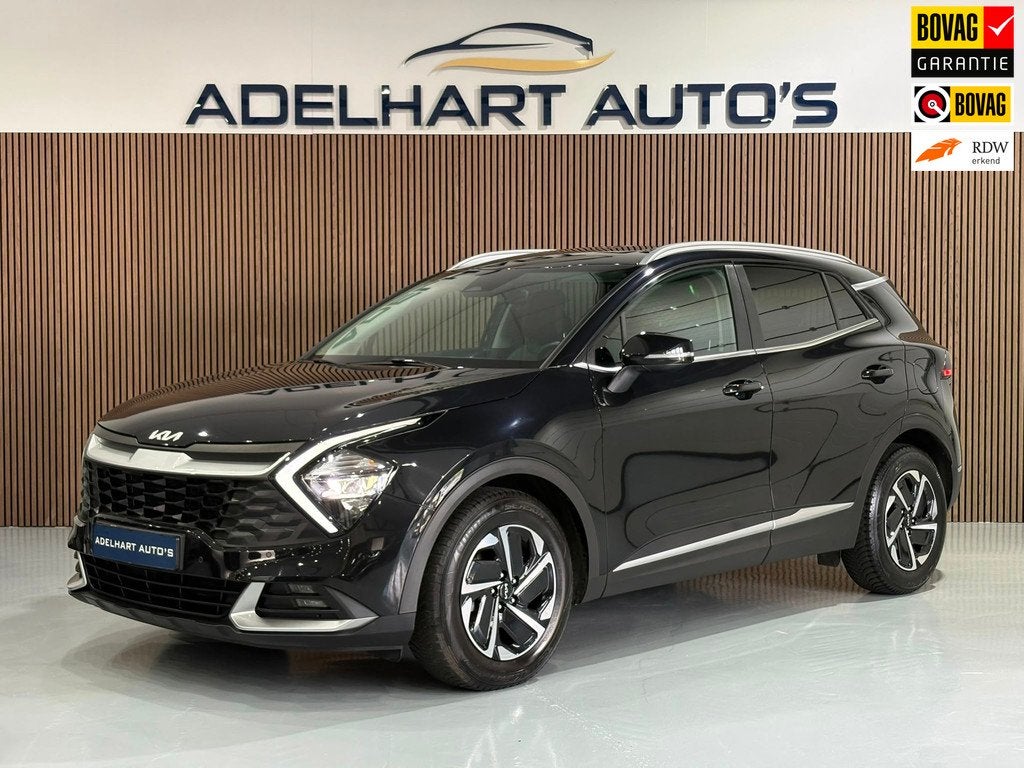 Kia Sportage 1.6 T-GDi MHEV ComfortLine / Navigatie full map, Voorwielaandrijving, 15 km/l, Zwart, 4 cilinders