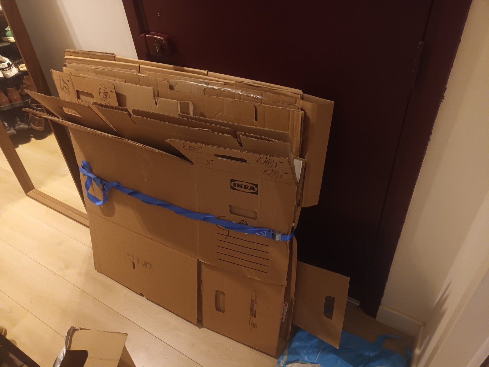 Verschillende verhuisdozen, Ophalen, Gebruikt
