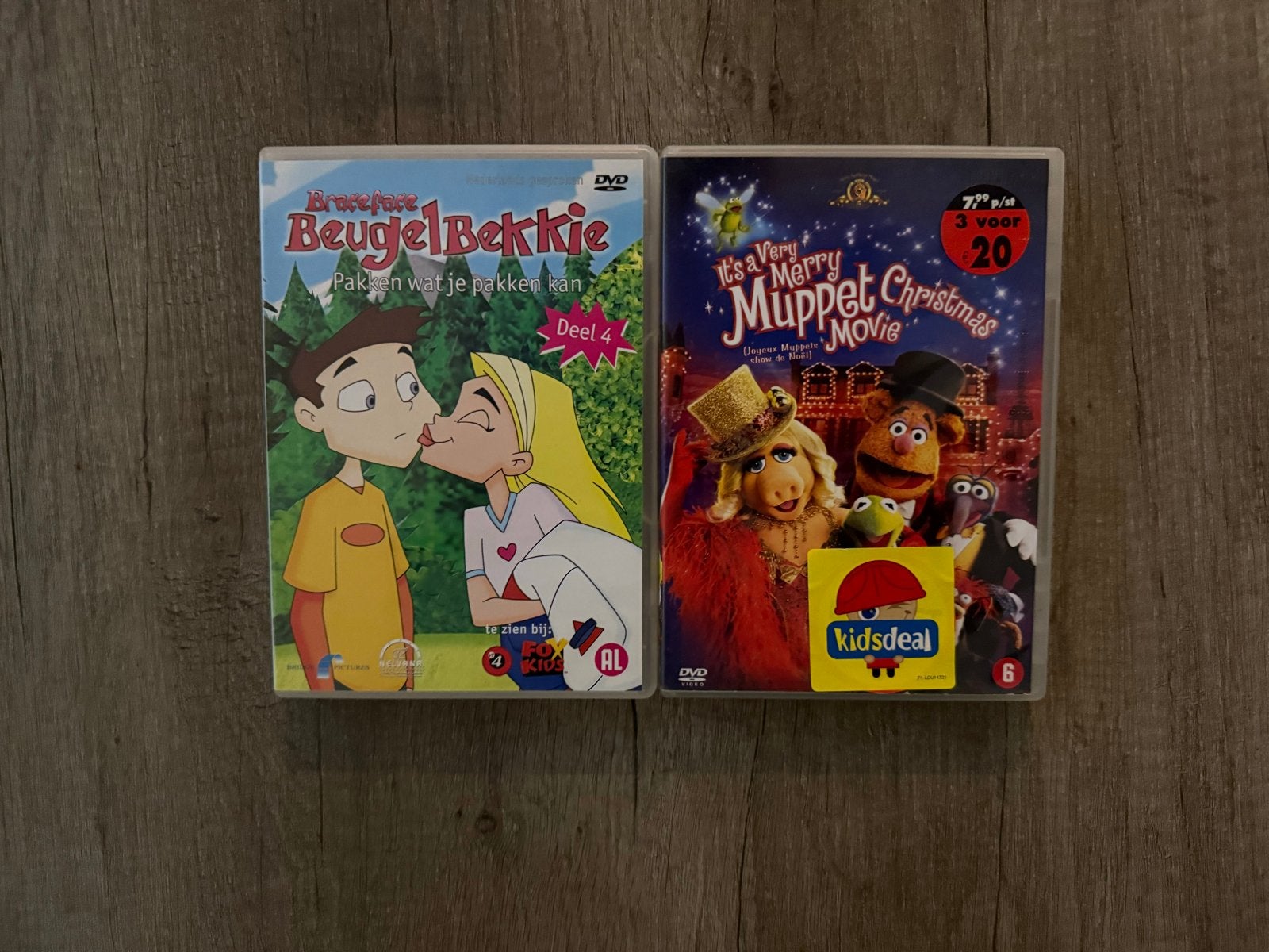 Beugelbekkie & De Muppets op DVD, Cd's en Dvd's, Gebruikt, Komedie, Vanaf 6 jaar, Film