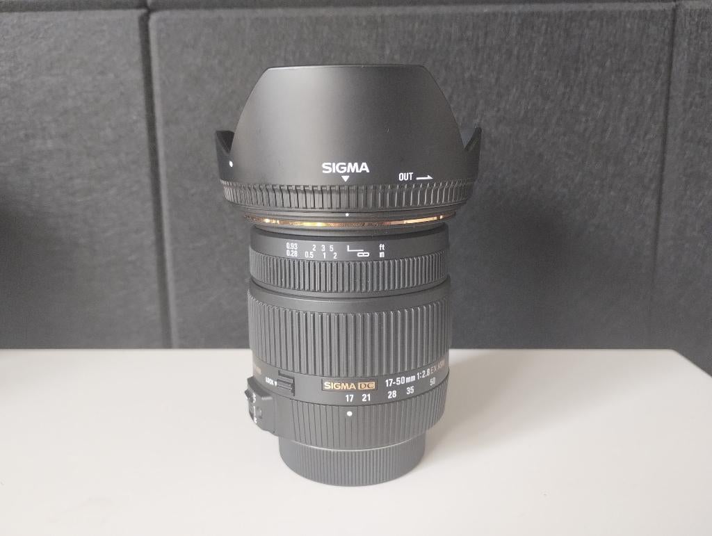 Sigma 17-50mm F2.8 EX DC OS AF (Nikon), Ophalen, Zo goed als nieuw, Standaardlens, Zoom