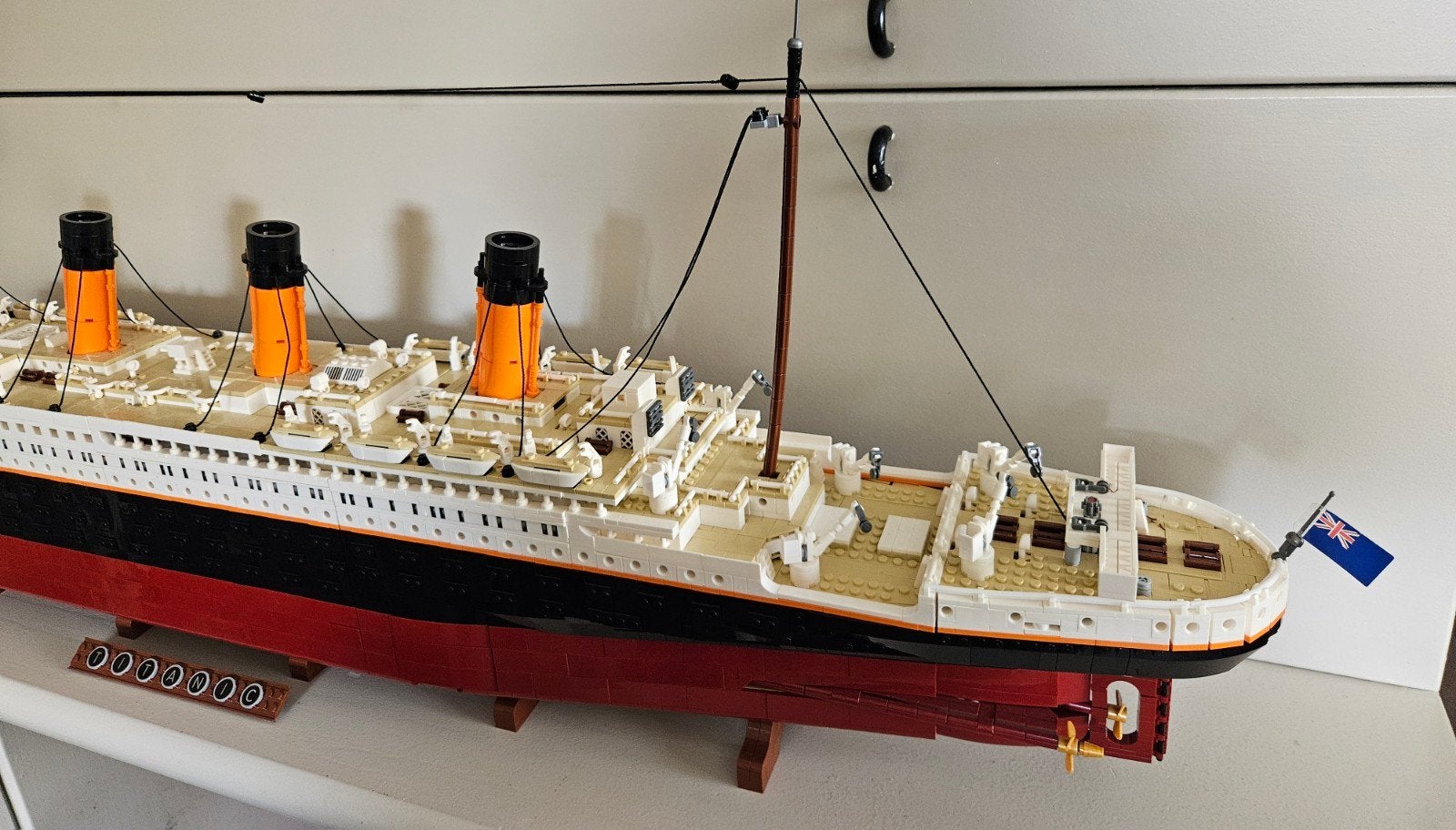 Foto 5 van Grote bouwset Titanic schip met handleiding (Niet van LEGO)