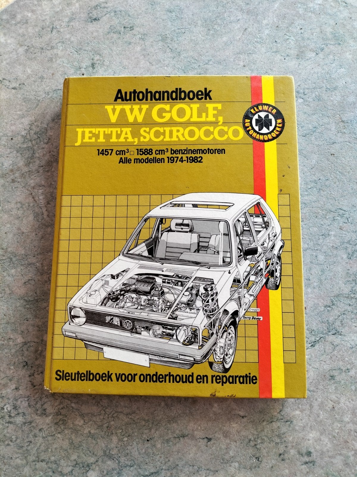 Werkplaats handboek VW Golf, Jetta, Scirocco 1974-1982, Ophalen of Verzenden, Gelezen, Volkswagen, Kluwer Autohandboeken