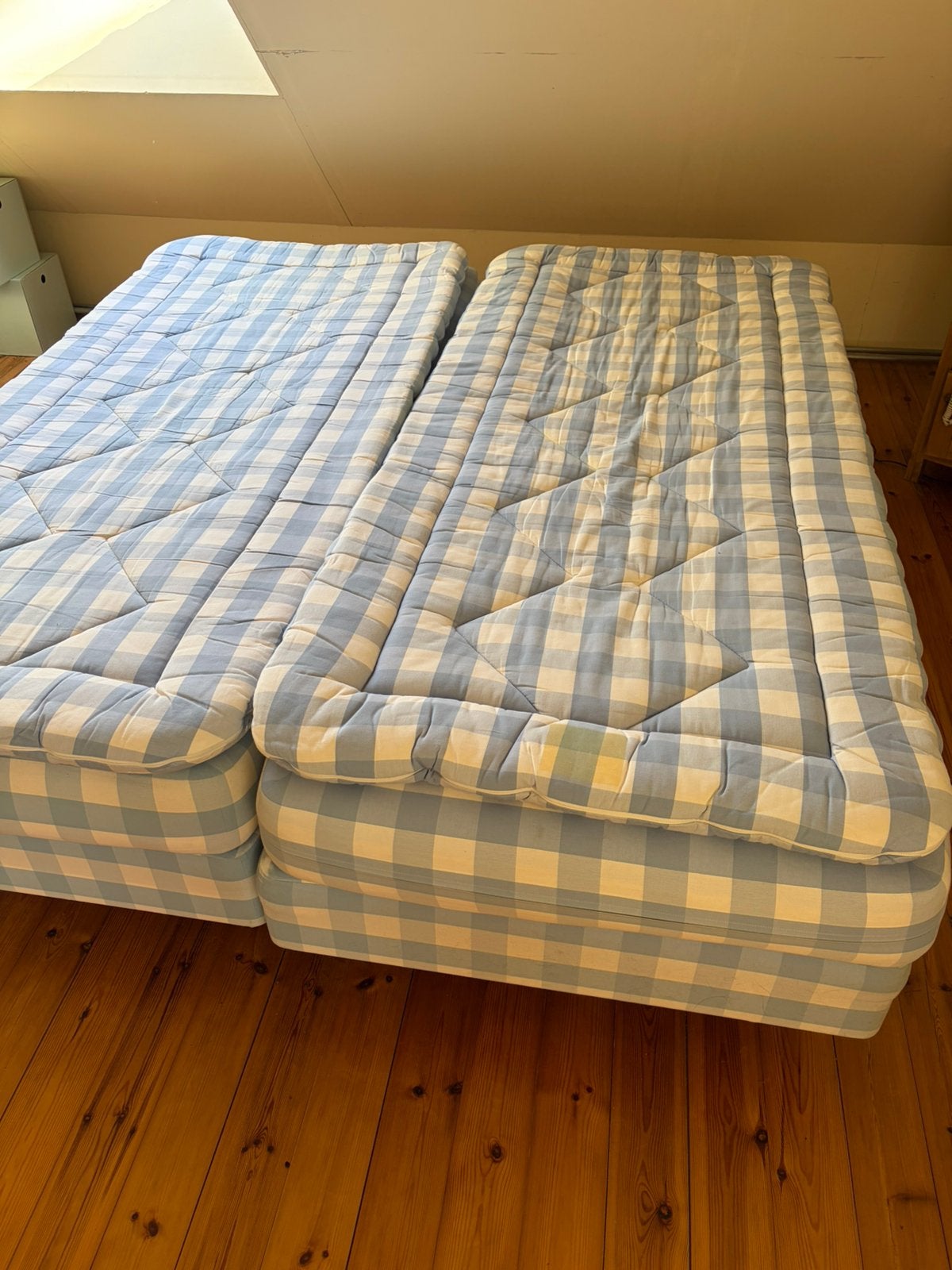 Haestens tweepersoonsbed 180x210, Huis en Inrichting, Ophalen, Gebruikt, 210 cm, Tweepersoons