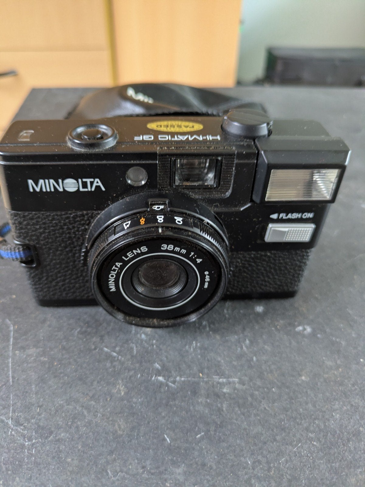 Minolta Hi-Matic GF Compact Camera - Vintage Analoog, Ophalen, Gebruikt, Compact, Minolta