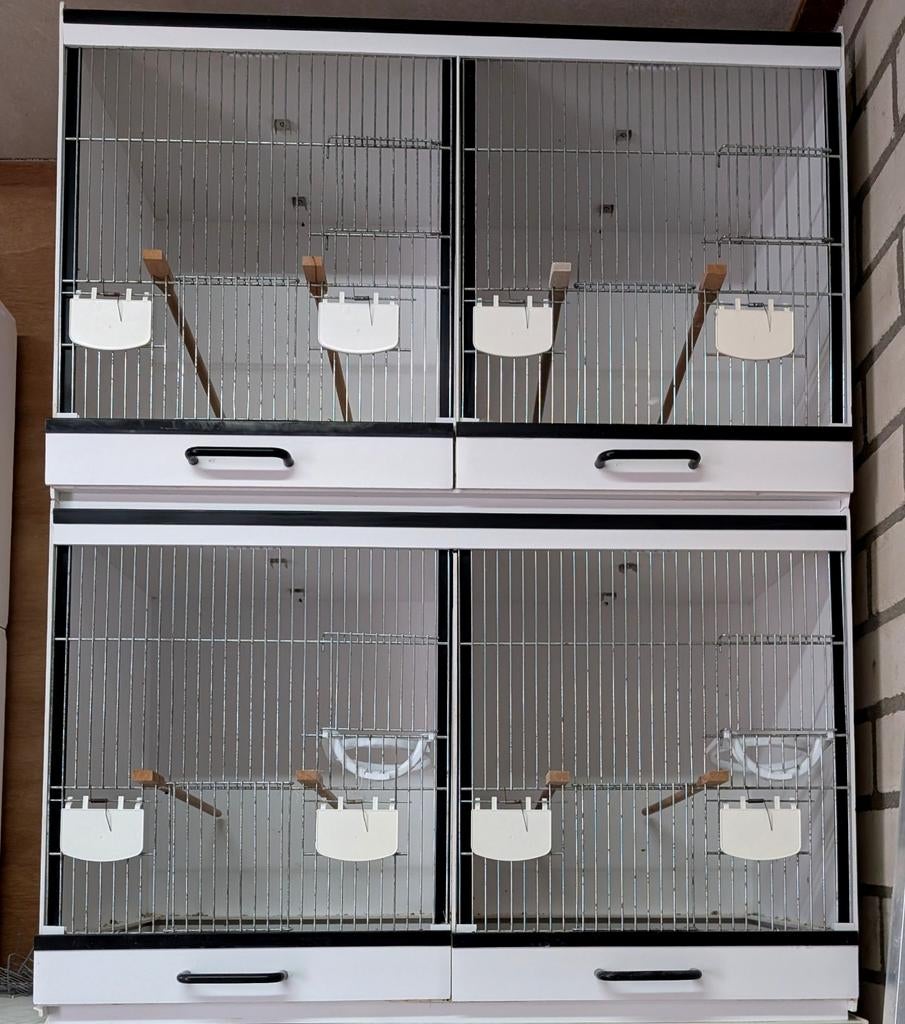 Prachtige set Bakker kweekkooien als nieuw, Dieren en Toebehoren, Vogels | Hokken en Kooien, Ophalen, Zo goed als nieuw, Broedkooi of Kweekkooi