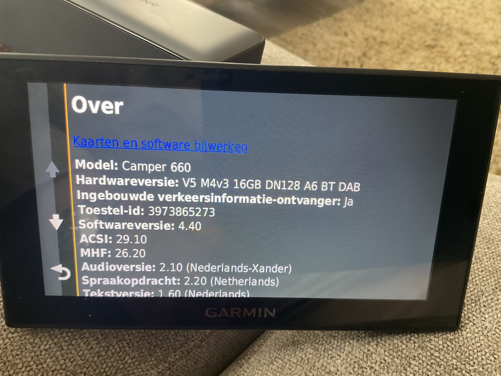 Garmin Camper 660 LMT-D navigatie - Zo goed als nieuw, Auto diversen, Autonavigatie, Ophalen of Verzenden, Zo goed als nieuw
