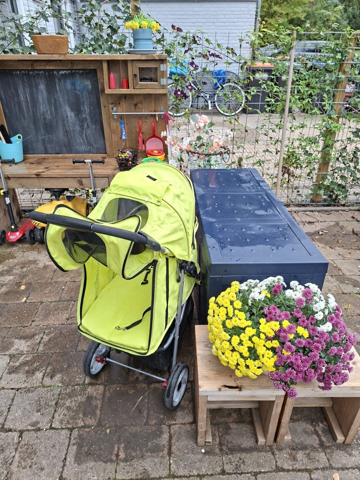 honden/katten buggy, Ophalen