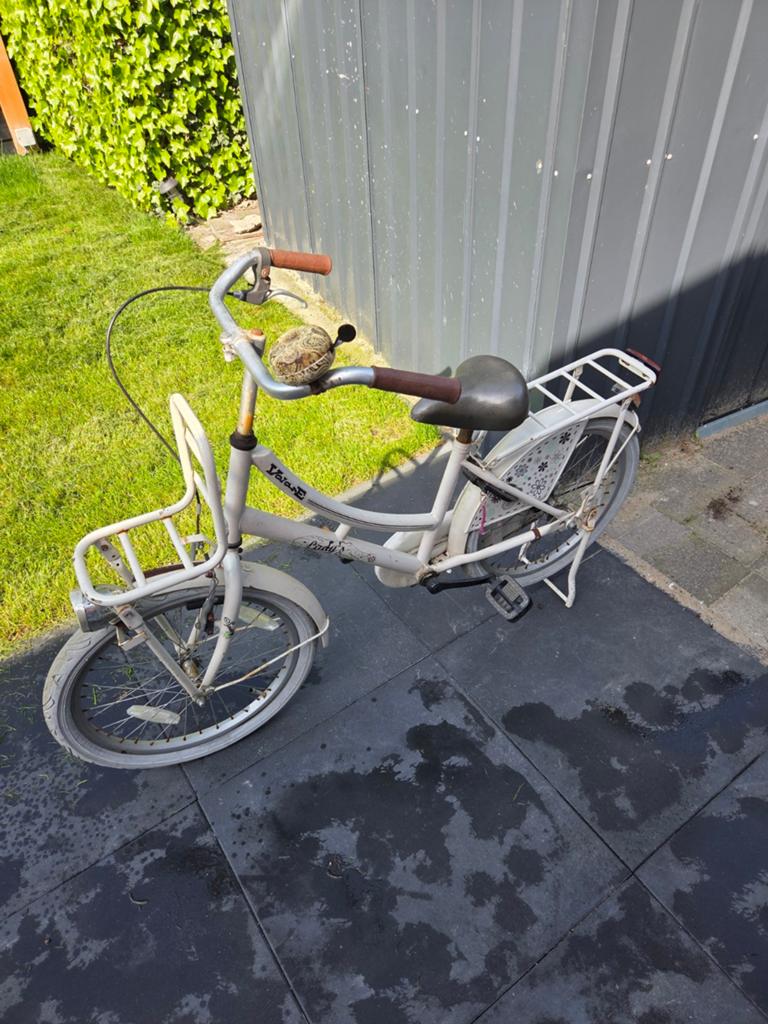 Meisjesfiets 20inch, Fietsen en Brommers, Ophalen, Terugtraprem, Gebruikt, Volare
