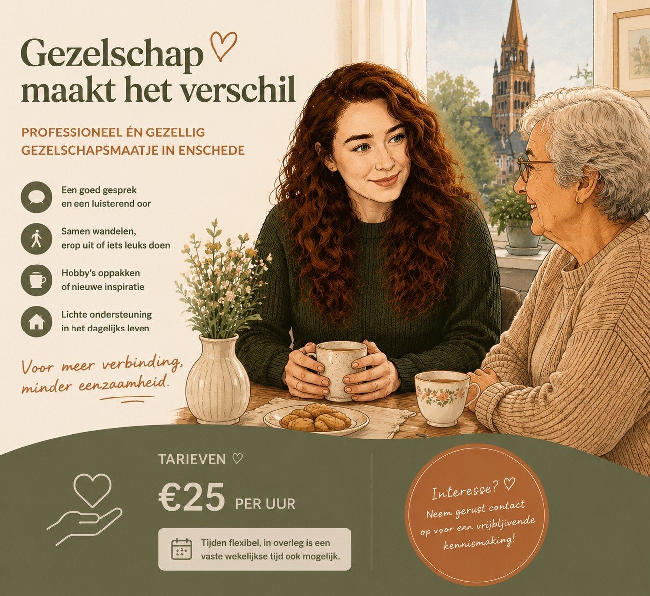 Mantelzorg ondersteuning aan huis in Enschede, Vacatures, Vacatures | Gezondheidszorg, Vanaf 10 jaar, Overige vormen