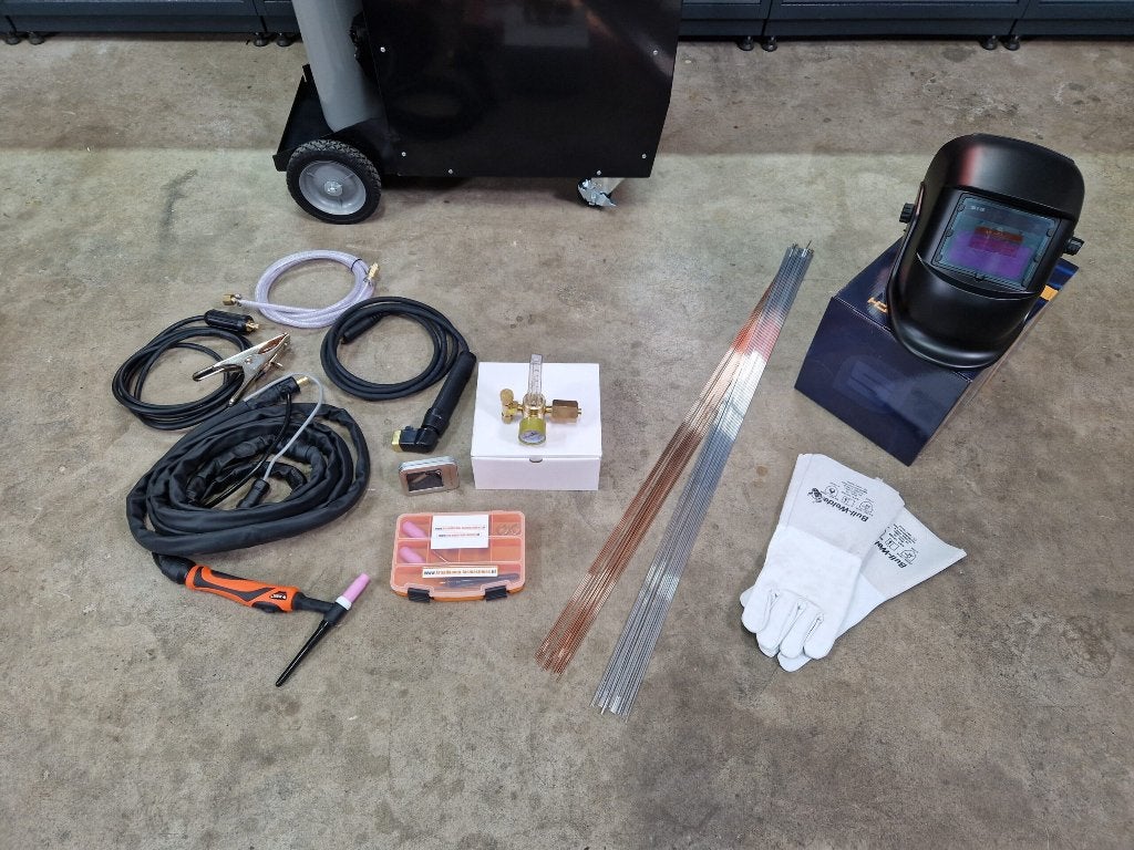 Compleet pakket! Jasic EVO20 TIG200P AC/DC PFC PULSE 230v, Ophalen of Verzenden, Nieuw, 150 tot 250 ampère, Tig
