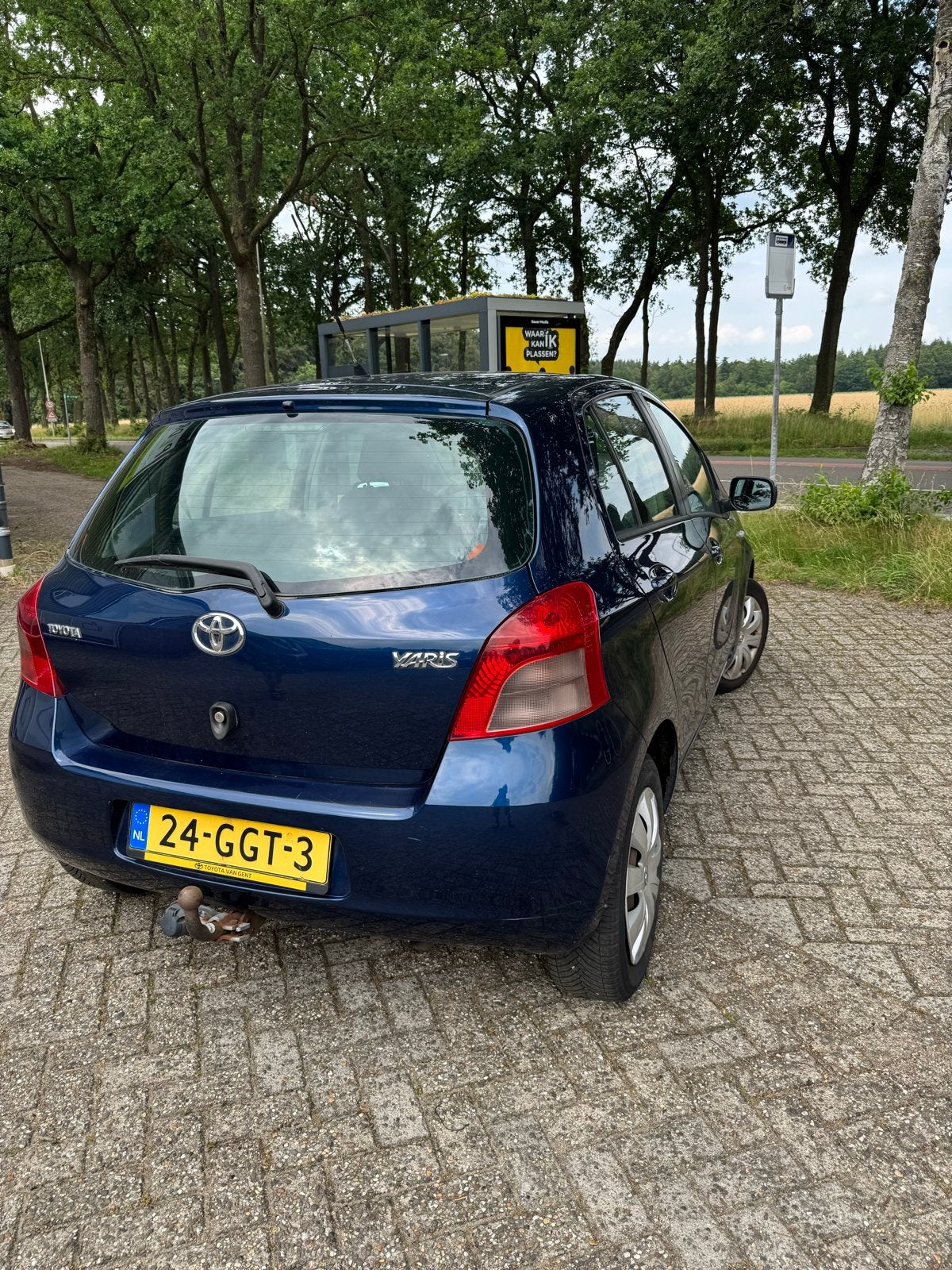 Toyota Yaris 1.3 16V Vvt-i 5DR 2008 Blauw, Voorwielaandrijving, Stof, 40 €/maand, 4 cilinders