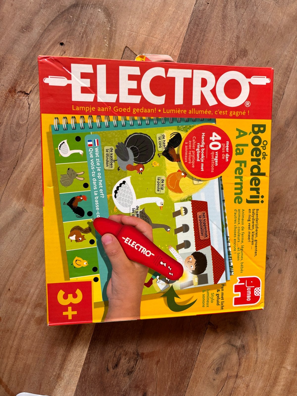 Jumbo Electro Op de Boerderij - Educatief Spel 3+, Ophalen, Gebruikt, Ontdekken, Met licht