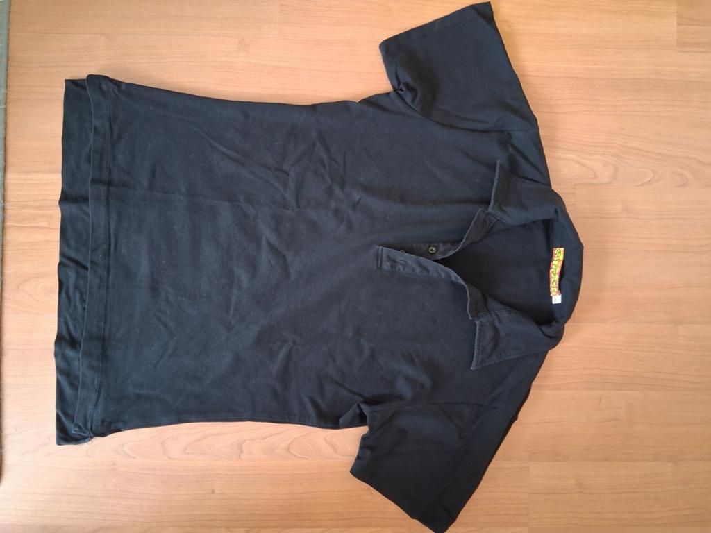Stoere zwarte Smash polo met GOD logo maat m/l, Maat 48/50 (M), Zwart, Ophalen of Verzenden, Zo goed als nieuw