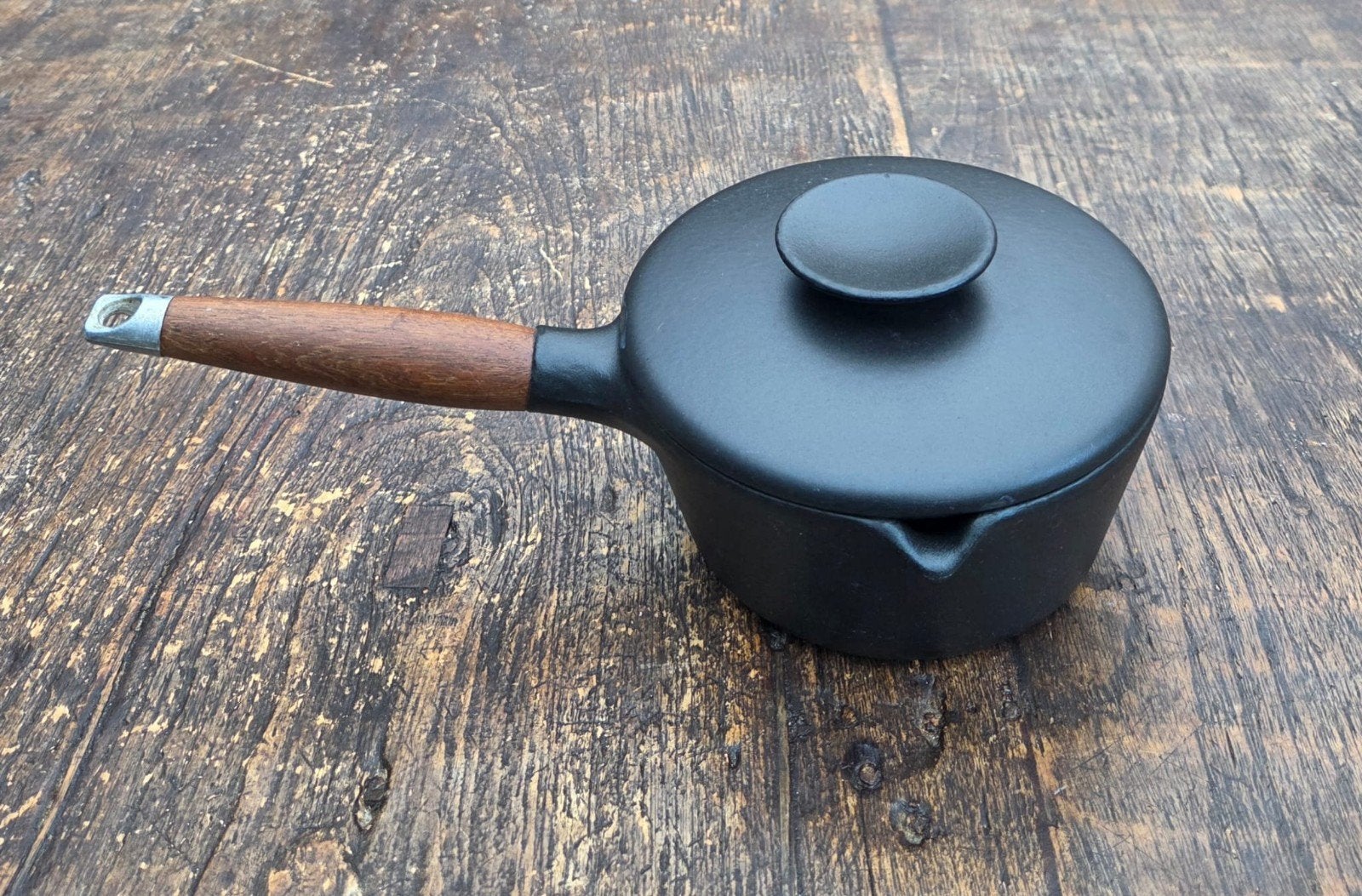 Vintage Copco M2 Steelpan met Deksel – Michael Lax (Deens), Met deksel, Ophalen of Verzenden, Gebruikt, Gietijzer