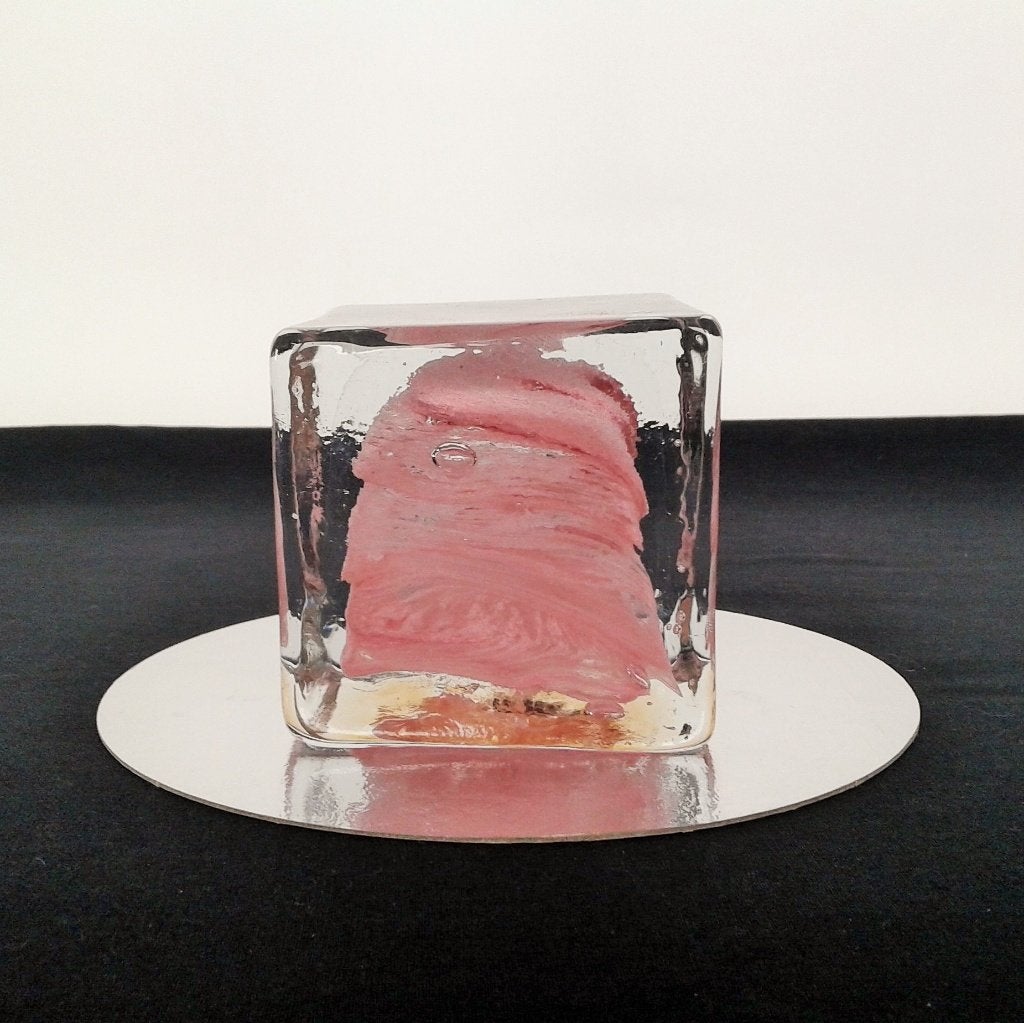 Glasobject (2x) Presse-papier Paperweight PTMD Collection, Ophalen of Verzenden
