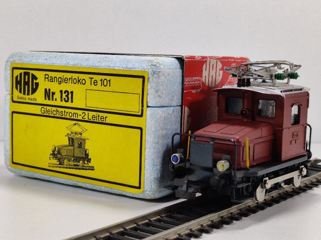 HAG rangeerlocomotief nr 131 Te101, Overige merken, Ophalen of Verzenden, Zo goed als nieuw, Analoog