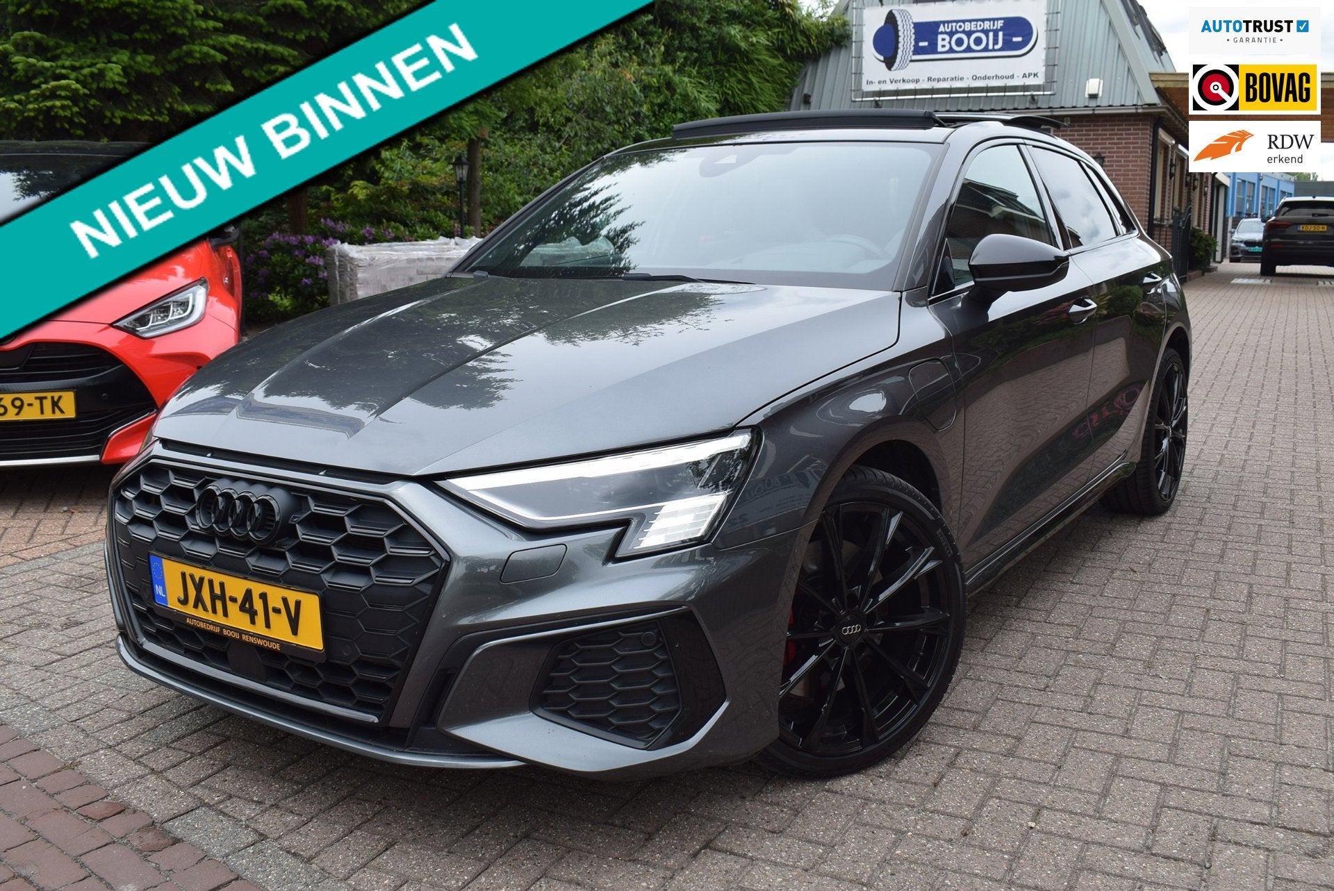 Audi A3 Sportback 45 TFSI e S-LINE/245PK Competition/AUTOMAA, Gebruikt, Euro 6, 4 cilinders, Hybride Elektrisch/Benzine