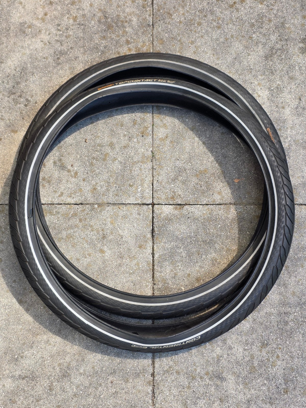 Continental TopContact fietsbanden 26x1.9 inch (set), Fietsen en Brommers, Fietsonderdelen, Gebruikt, Band, Toerfiets, Ophalen of Verzenden