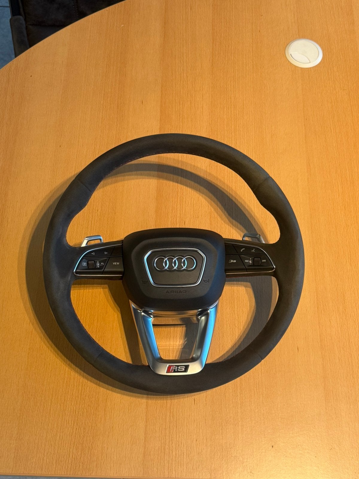 Origineel Audi RS3 / RSQ3 8Y Alcantara stuurwiel 2021-, Ophalen of Verzenden, Gebruikt, Audi