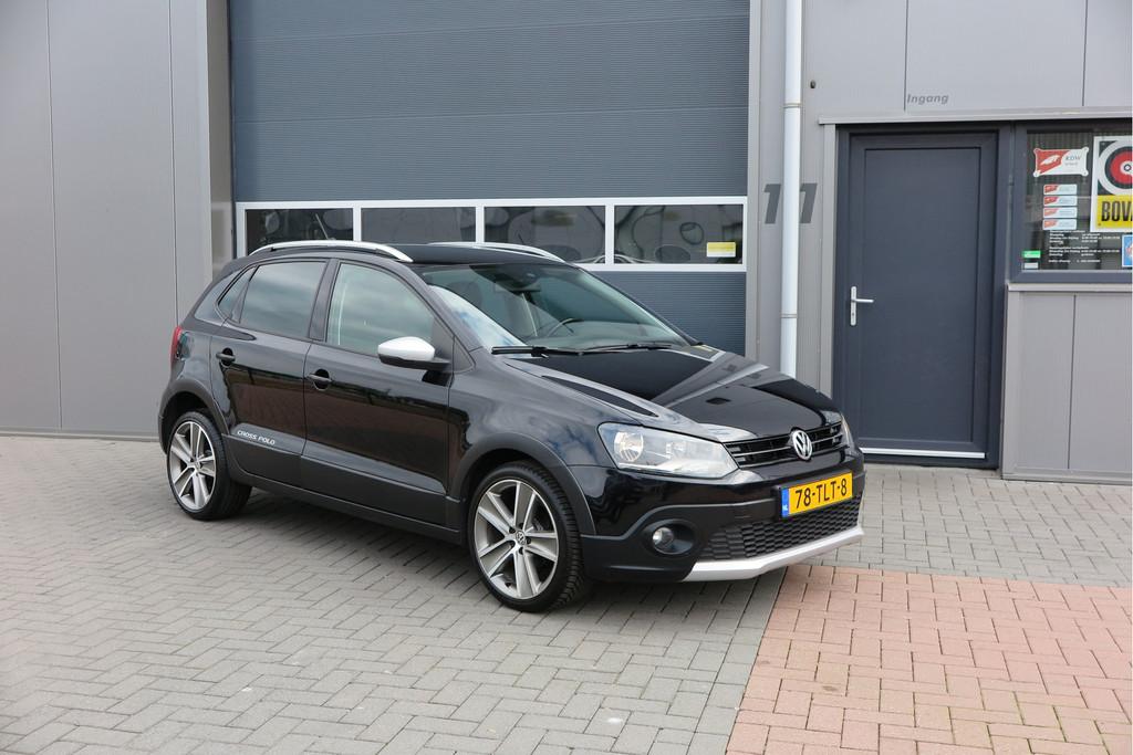 Volkswagen CROSS POLO 1.2 TSI 77kw 105pk DSG ,Nieuwe APK , L, Auto's, Volkswagen, Zwart, Zwart, Origineel Nederlands, 1076 kg