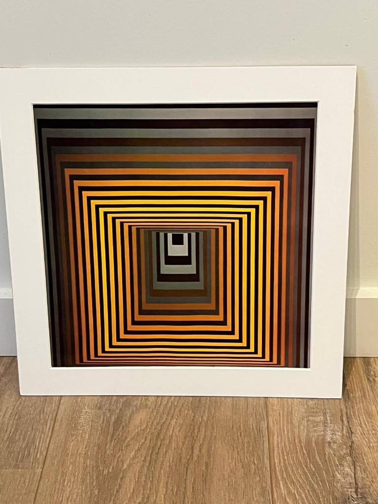 Victor Vasarely "Graphic Patterns & Illusions" 1974, Antiek en Kunst, Kunst | Litho's en Zeefdrukken, Ophalen of Verzenden