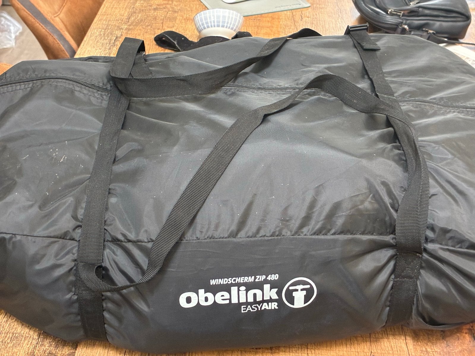 Obelink Easy Air Windscherm Zip 480, Ophalen, Zo goed als nieuw