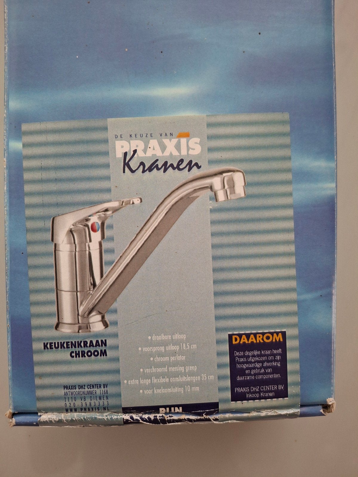 Praxis Keukenkraan Chroom - Nieuw in doos, Ophalen