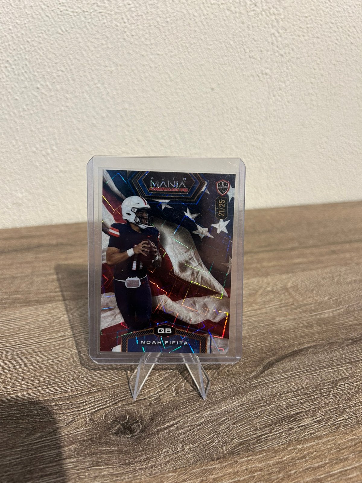 Noah Fifta 2024 Wild Card Auto Mania American FB AMAH-NF /25, Hobby en Vrije tijd, Stickers en Plaatjes, Ophalen of Verzenden
