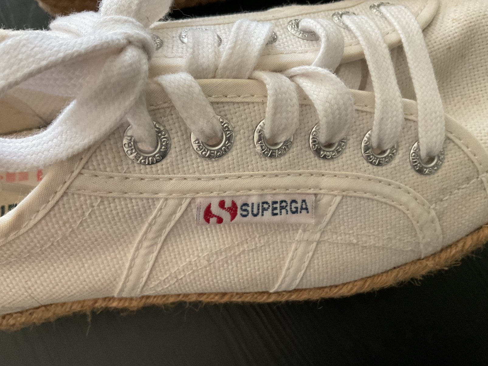SUPERGA Gympen 39, Wit, Ophalen of Verzenden, Sneakers of Gympen, Zo goed als nieuw