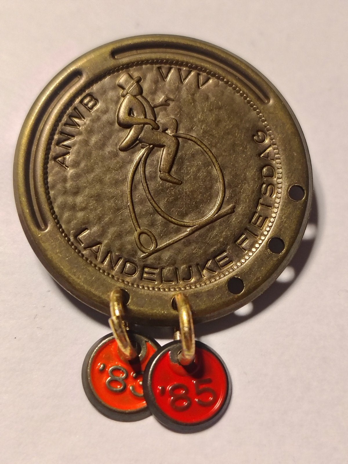 ANWB Landelijke Fietsdag Speldje Broche, Verzamelen, Speldjes, Pins en Buttons, Ophalen of Verzenden, Gebruikt, Overige onderwerpen
