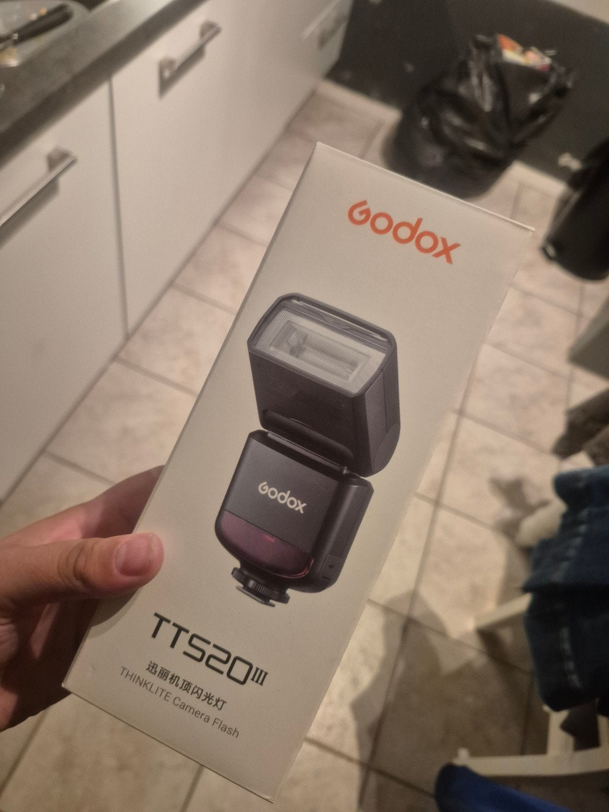 Godox TT520III Cameraflitser met LCD-scherm, Audio, Tv en Foto, Fotografie | Flitsers, Draadloos, Nieuw, Ophalen of Verzenden