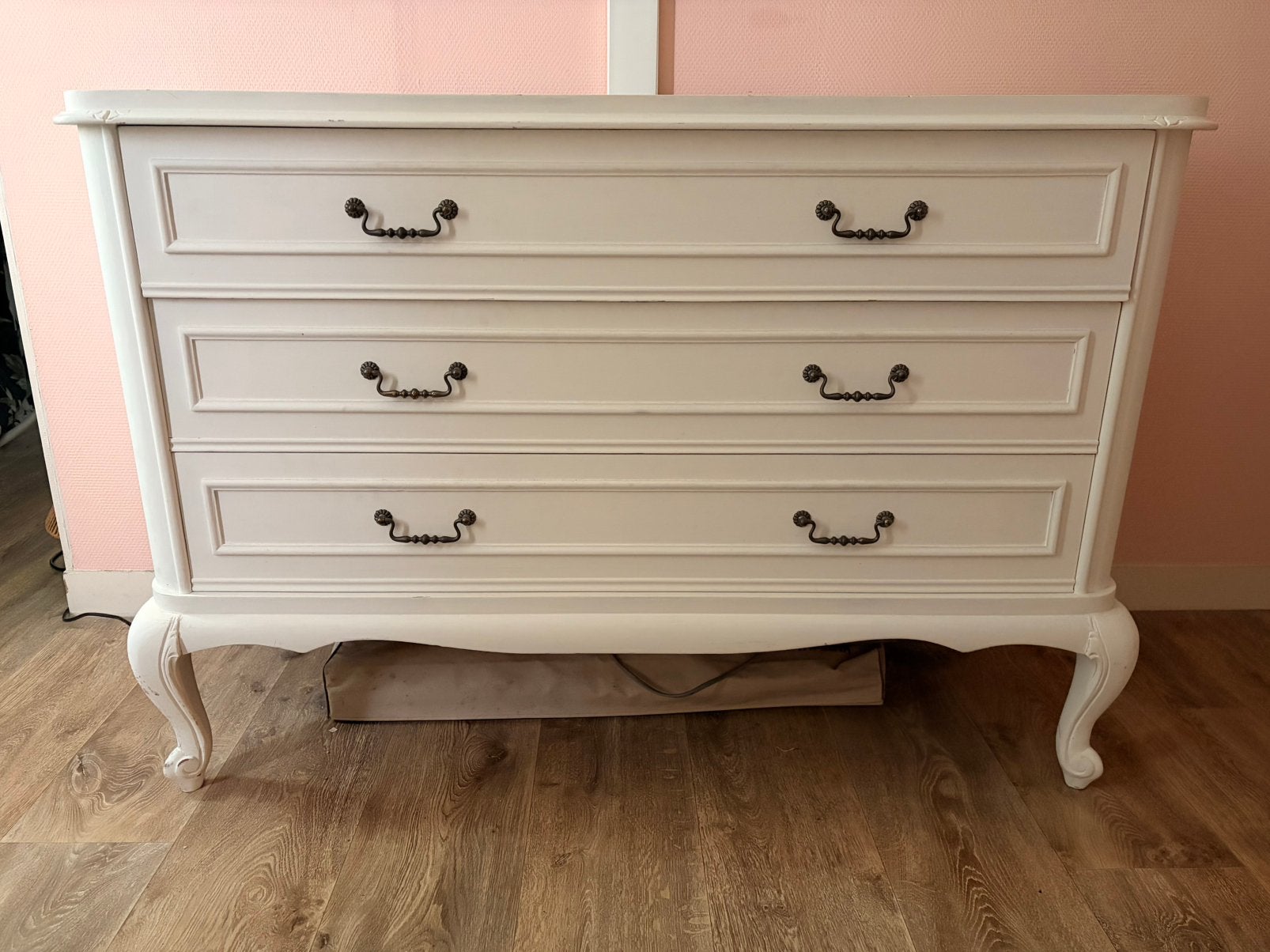 Frans Barok dressoir, Ophalen, Gebruikt, 3 of 4 laden, Minder dan 100 cm