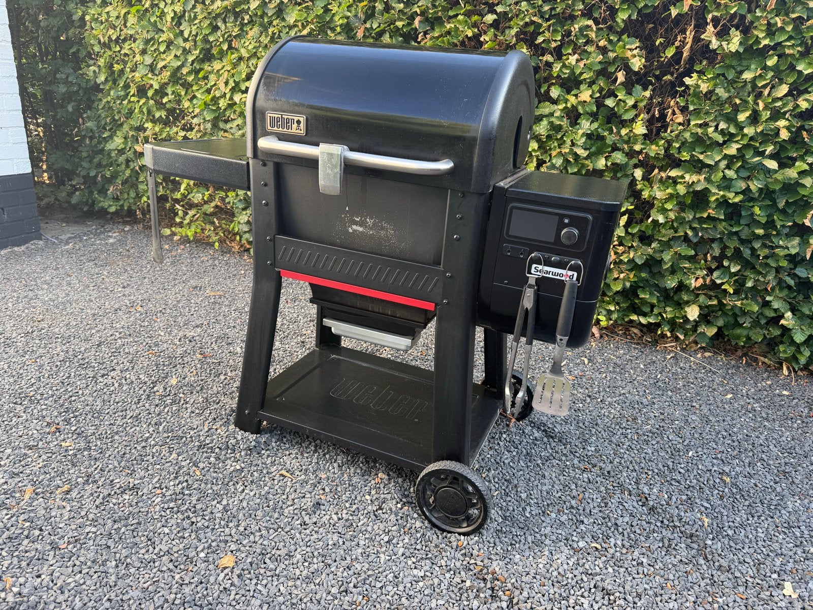 Weber Searwood 600 Pellet BBQ - Zeer Compleet, Tuin en Terras, Ophalen, Gebruikt, Weber