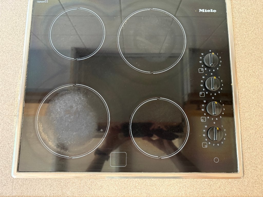 Miele keramische kookplaat KM331-1, Ophalen, Gebruikt, Keramisch, 4 kookzones