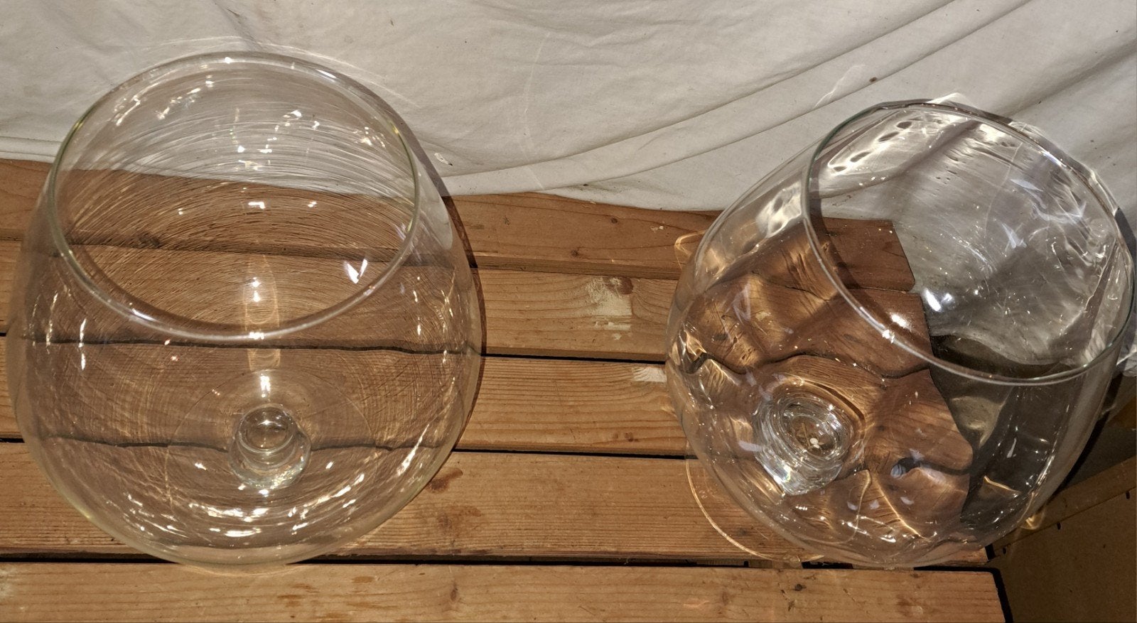 coups glaswerk glazen coups decoratie, Ophalen