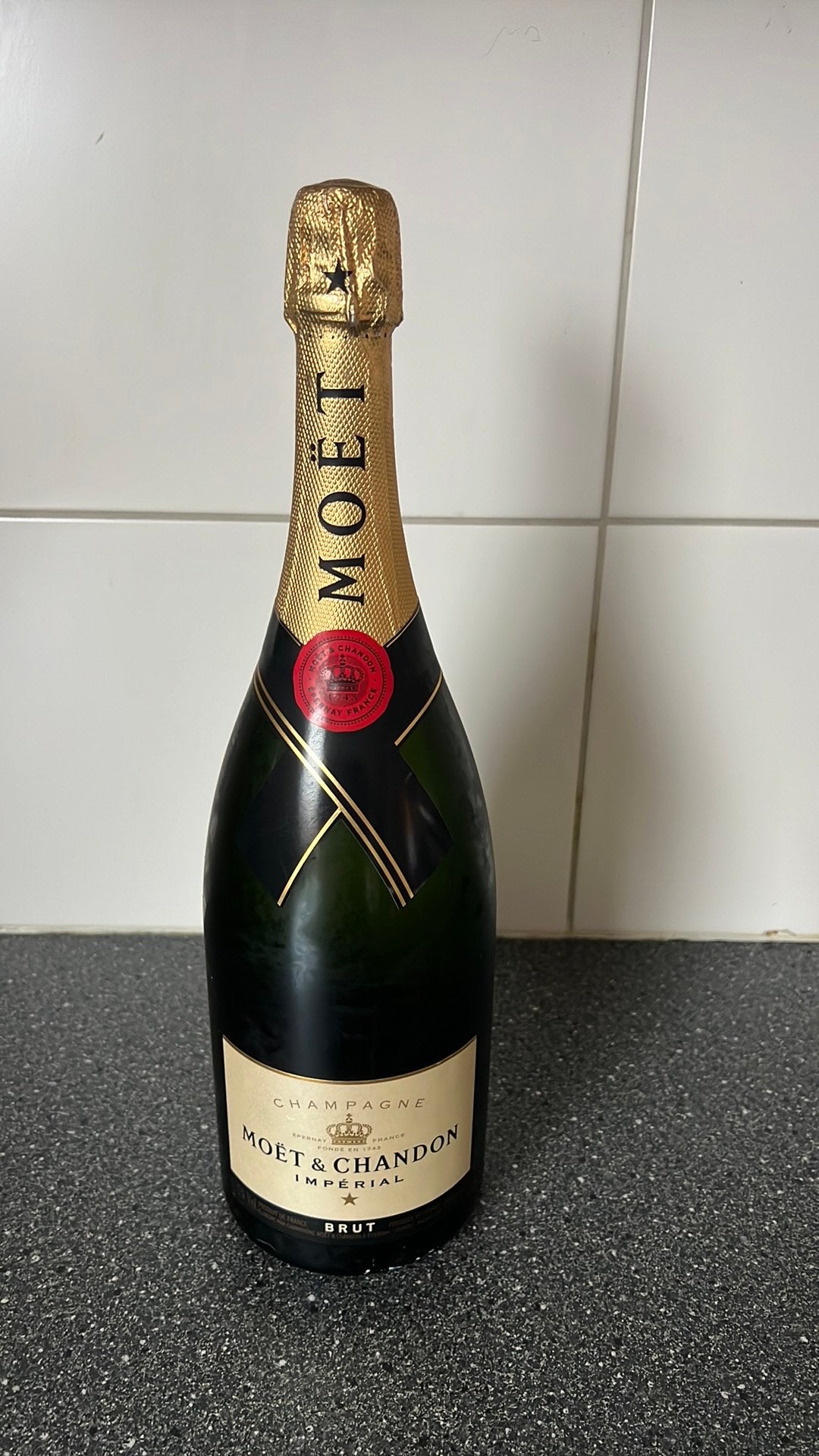 Magnum Moet champagne 1,5 ltr, Ophalen of Verzenden, Frankrijk, Champagne