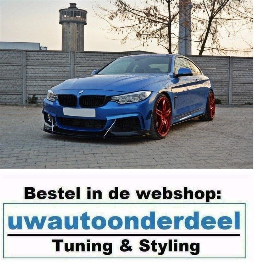 Maxton Spoiler Splitter Lip Voor Bmw 4 Serie F32 Coupe M Pac