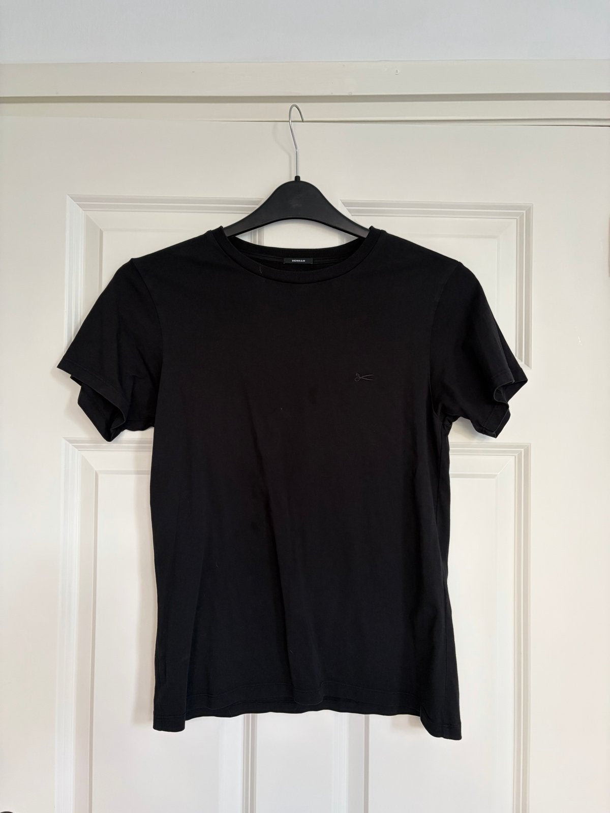 Denham zwart T-shirt - Maat XS, Zwart, Ophalen of Verzenden, Zo goed als nieuw, Korte mouw