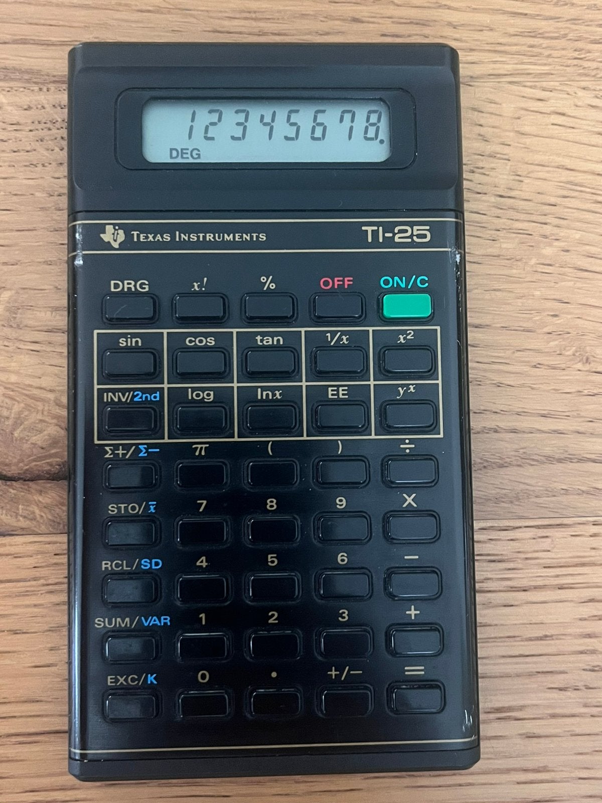 Te koop: Texas Instruments TI 25, Ophalen of Verzenden, Zo goed als nieuw