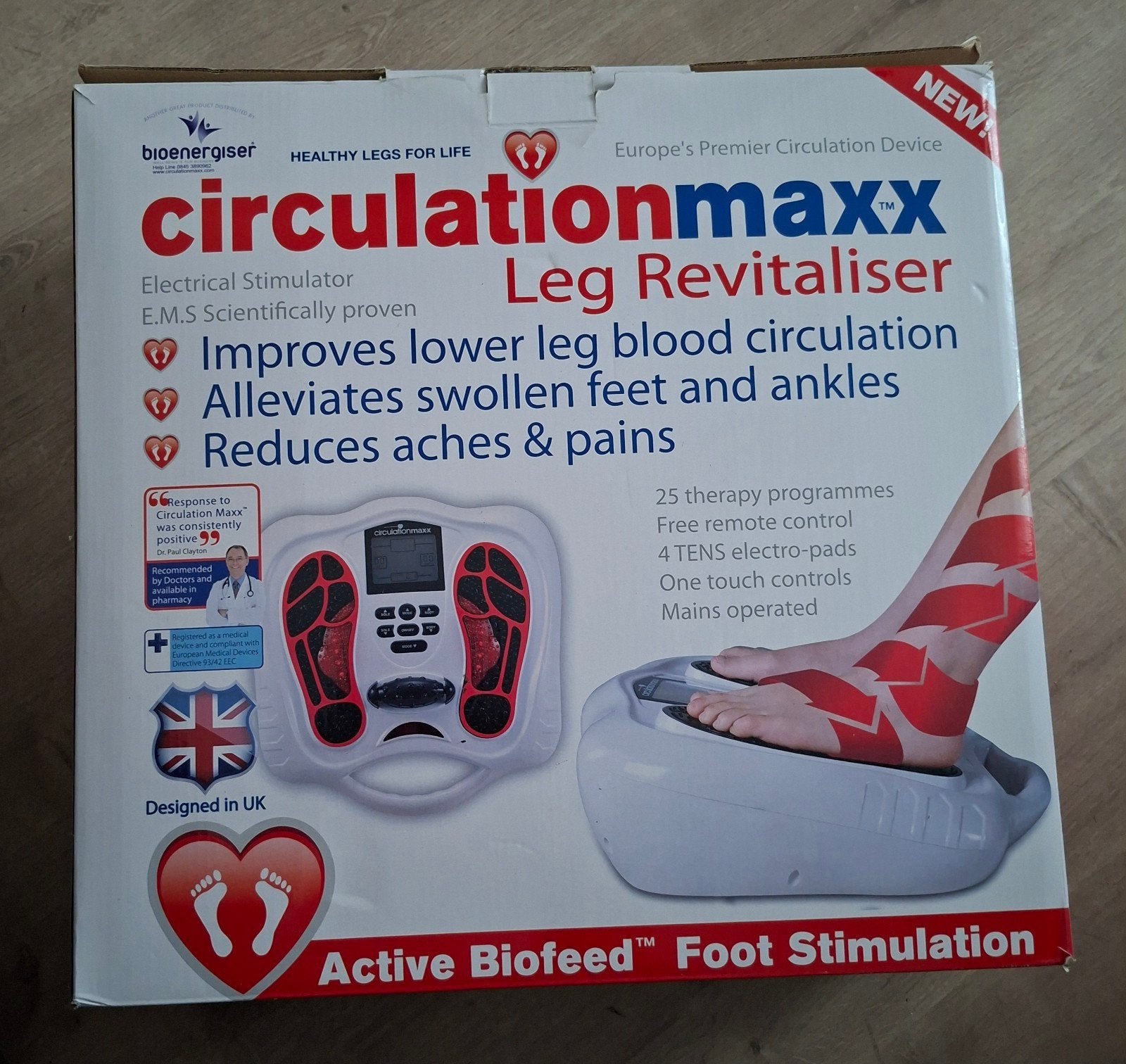 Circulation Maxx Leg Revitaliser - Voetstimulator, Ophalen of Verzenden, Nieuw, Apparaat