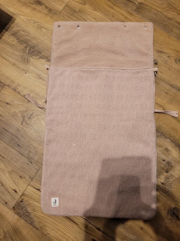Jollein voetenzak voor wagen, Maxi-Cosi, Doona etc. - Roze, Ophalen of Verzenden, Zo goed als nieuw
