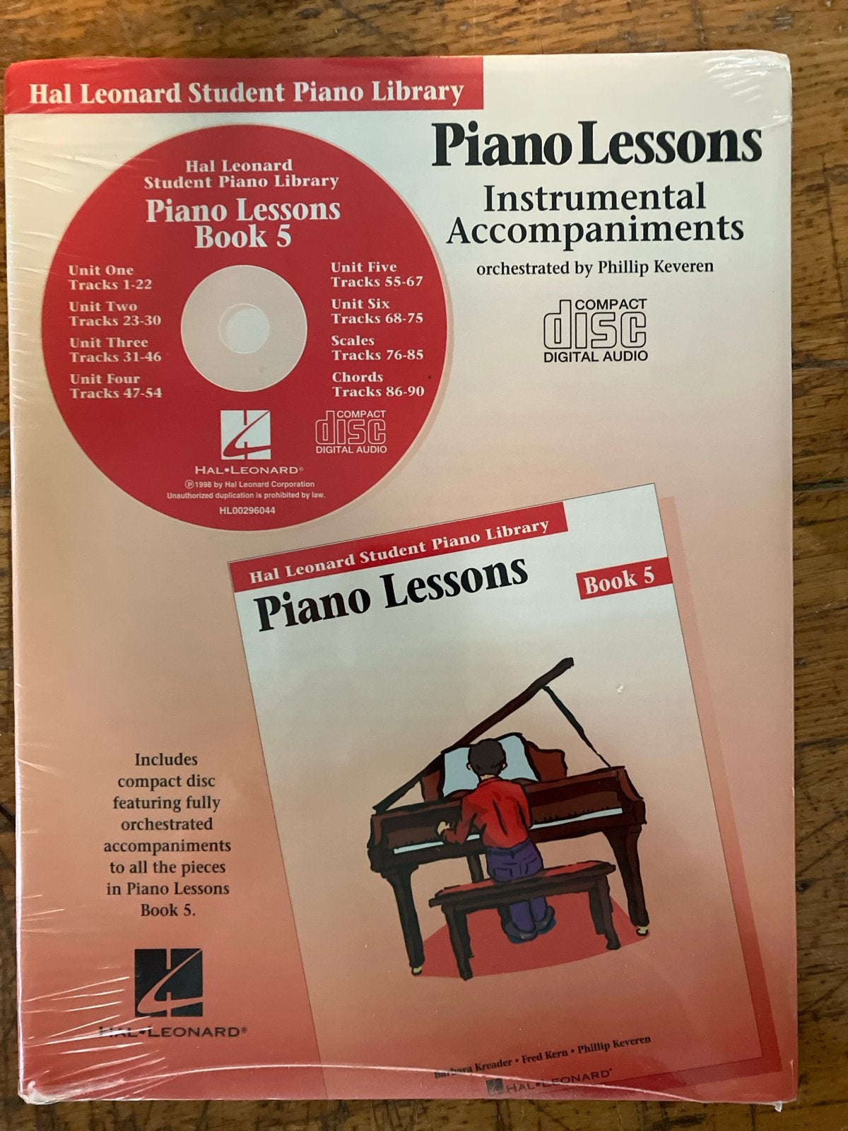 Hal Leonard Piano Lessen  deel 5 CD - Nieuw, Muziek en Instrumenten, Klassiek, Les of Cursus, Nieuw, Ophalen of Verzenden