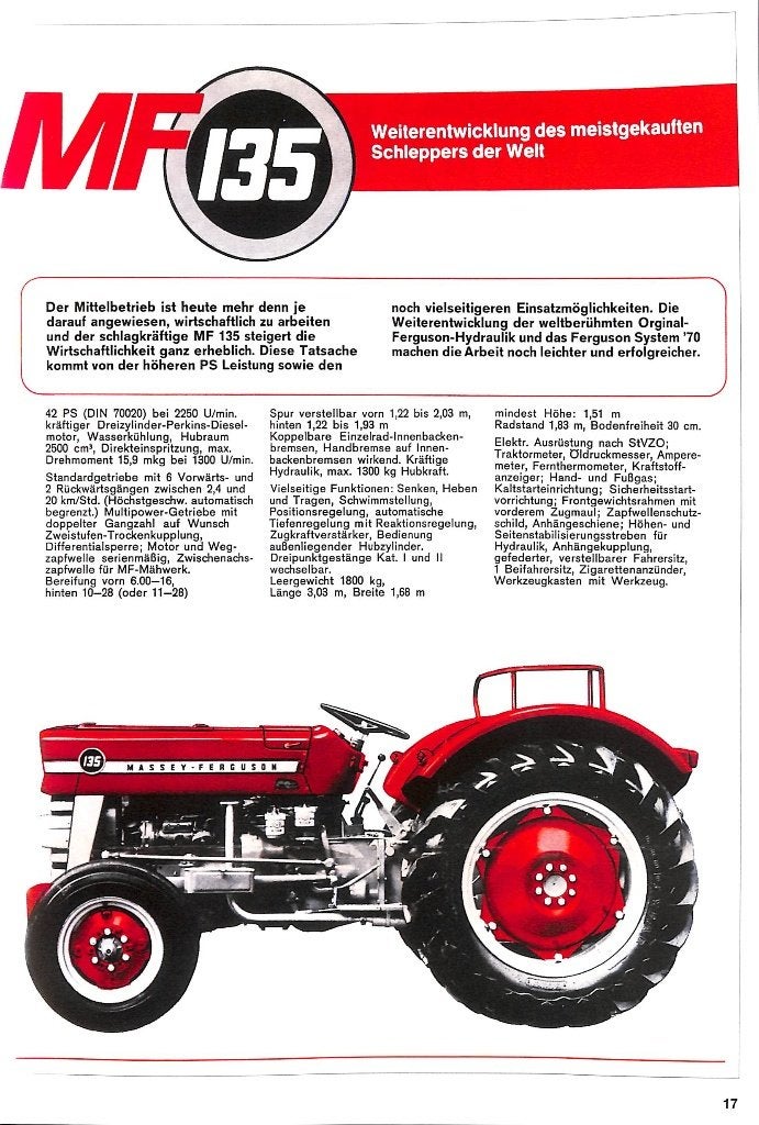 Massey Ferguson Prospekte der 100ER-Serie, Boeken, Verzenden, Nieuw, Klaus Bergner, Tractor en Landbouw