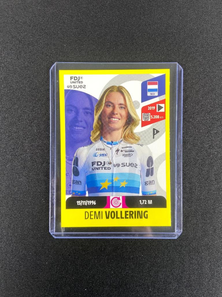Demi Vollering Panini Tour de France 2026 Sticker Femmes FDJ, Verzenden, Zo goed als nieuw, Overige sporten, Poster, Plaatje of Sticker