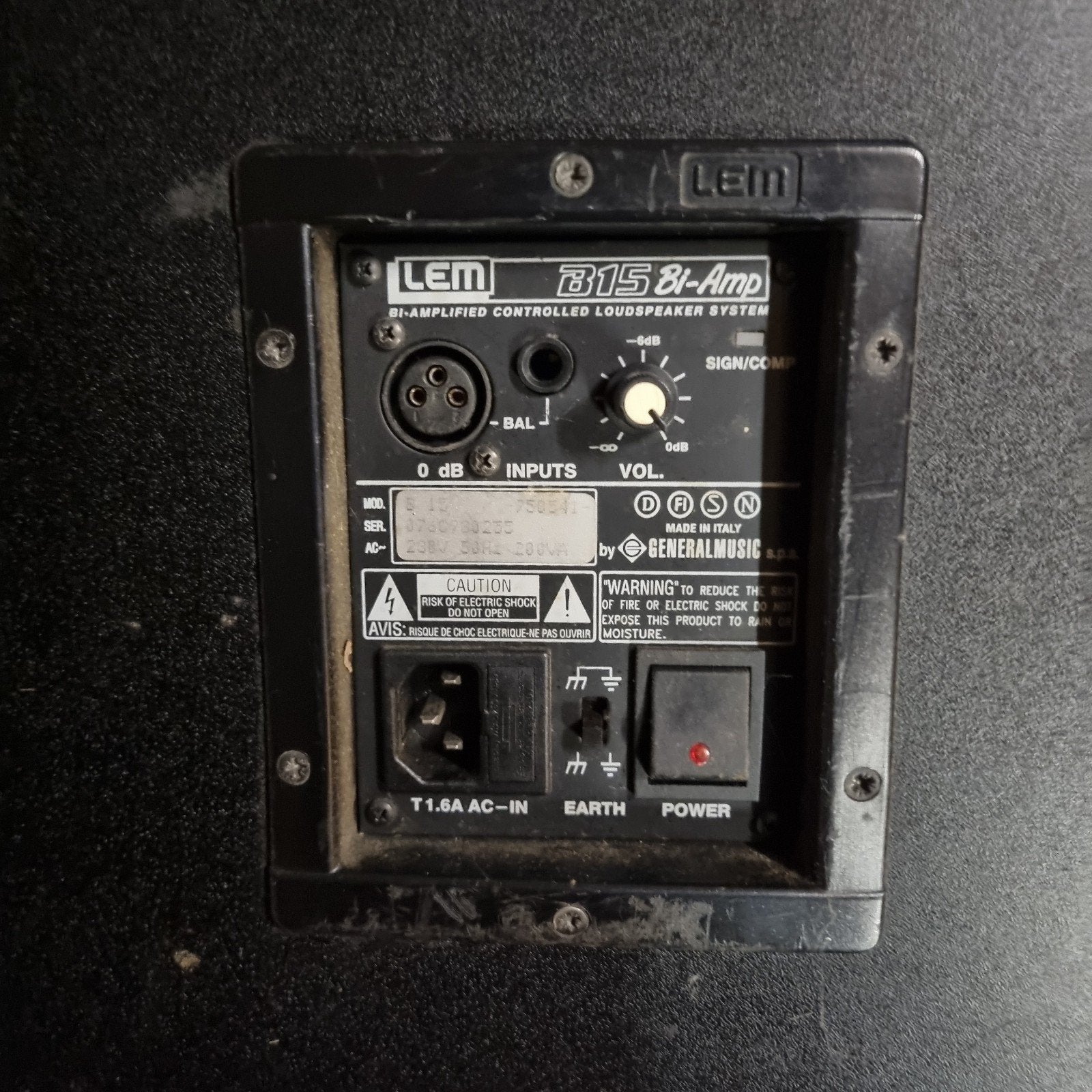 LEM B15 81-Amp en B12 Bi-Amp actieve luidsprekers, Vloerstaande luidspreker, Gebruikt, Ophalen, 150 watt of meer