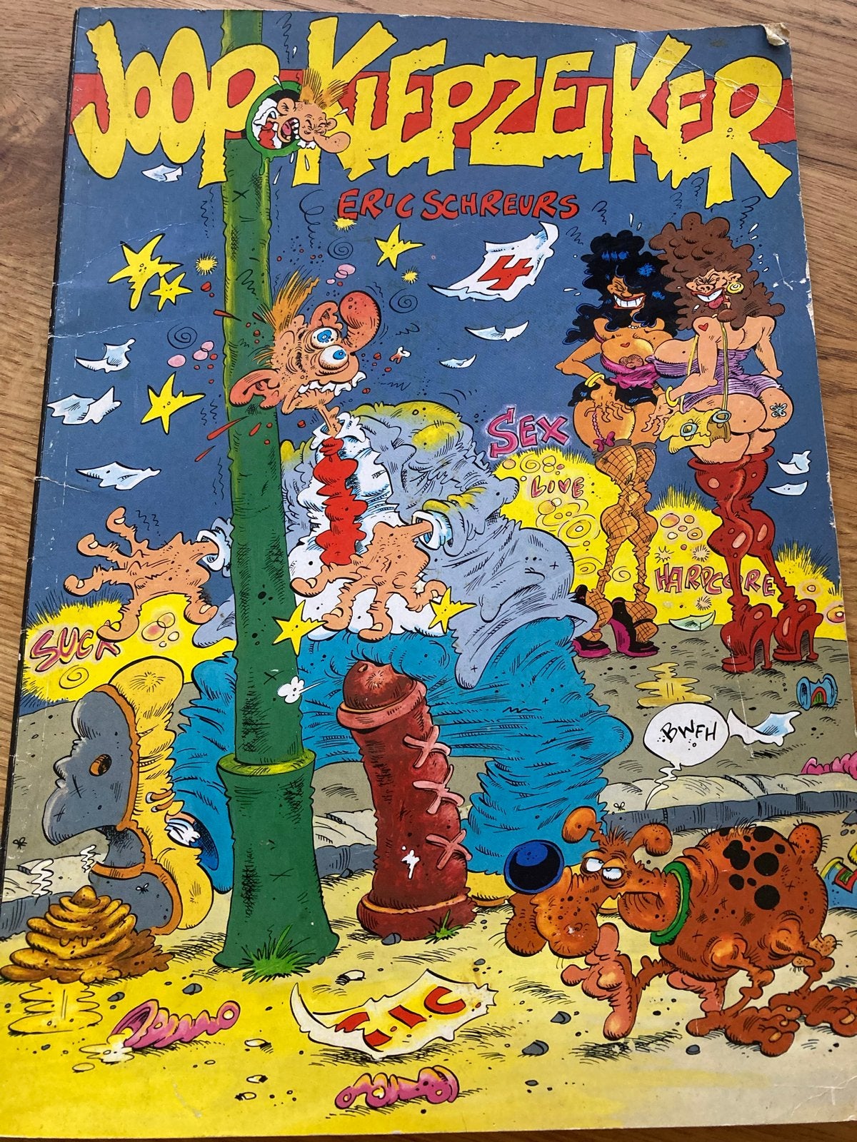 Joop Klepzeiker 4 - Eric Schreurs (1996), Eén stripboek, Ophalen of Verzenden, Gelezen
