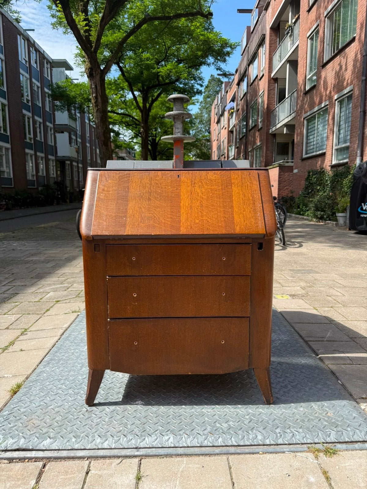 Gratis ophalen Vintage Secretaire / Bureau - Jaren '50 Stijl, Ophalen