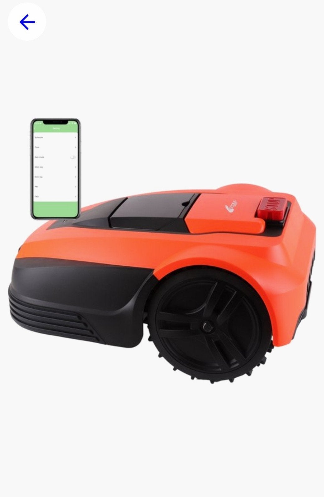 Robotmaaier Zoef, Ophalen, Gebruikt